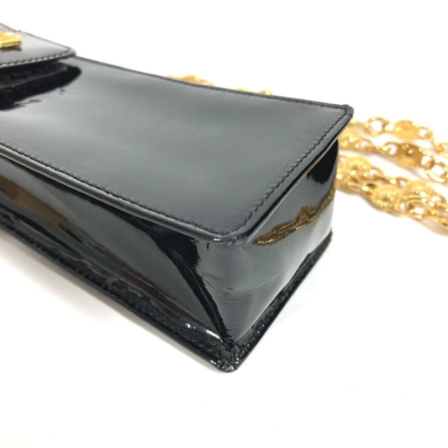 VERSACE ヴェルサーチ サンバースト ロゴ フォンバッグ カバン フラップ チェーンバッグ ヴィンテージ ショルダーバッグ ブラック 【中古】 |  | 05