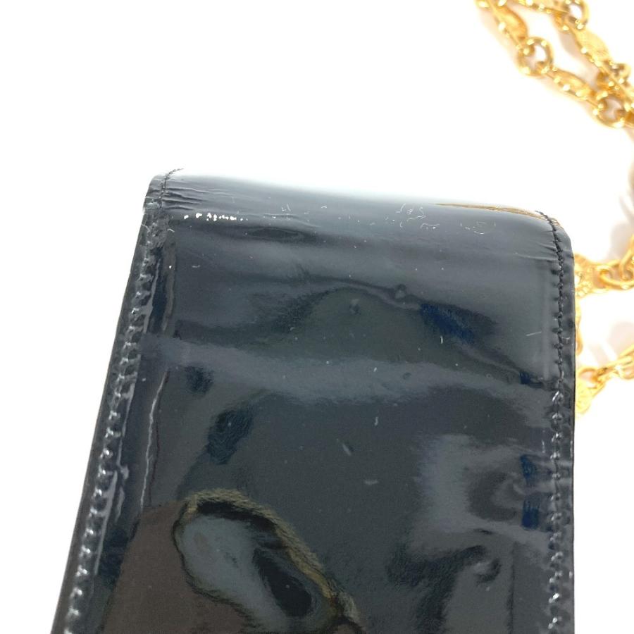 VERSACE ヴェルサーチ サンバースト ロゴ フォンバッグ カバン フラップ チェーンバッグ ヴィンテージ ショルダーバッグ ブラック 【中古】 |  | 07
