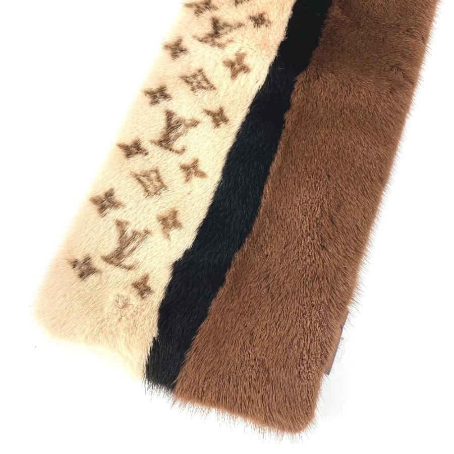 美品 LOUIS VUITTON ルイヴィトン M76165 エシャルプ ルイ イン ザ ウィンター ショール ストール ティペット モノグラム マフラー【中古】 | LOUIS VUITTON | 05
