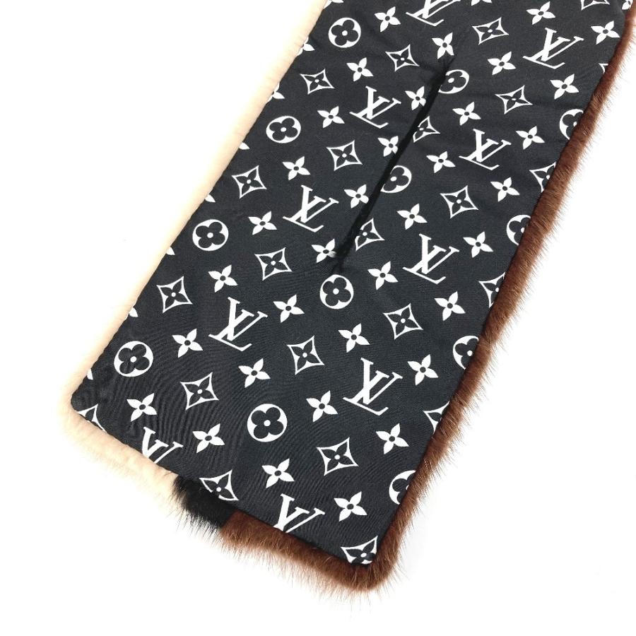 美品 LOUIS VUITTON ルイヴィトン M76165 エシャルプ ルイ イン ザ ウィンター ショール ストール ティペット モノグラム マフラー【中古】 | LOUIS VUITTON | 07