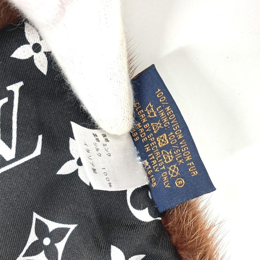 美品 LOUIS VUITTON ルイヴィトン M76165 エシャルプ ルイ イン ザ ウィンター ショール ストール ティペット モノグラム マフラー【中古】 | LOUIS VUITTON | 08