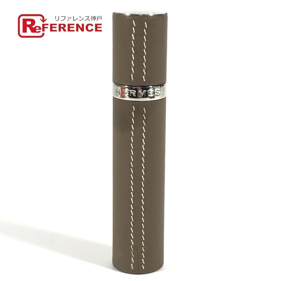 HERMES エルメス アトマイザー 香水ケース 香水入れ パフュームケース レフィラブル 小物入れ エトゥープ グレー ユニセックス【中古】 | HERMES
