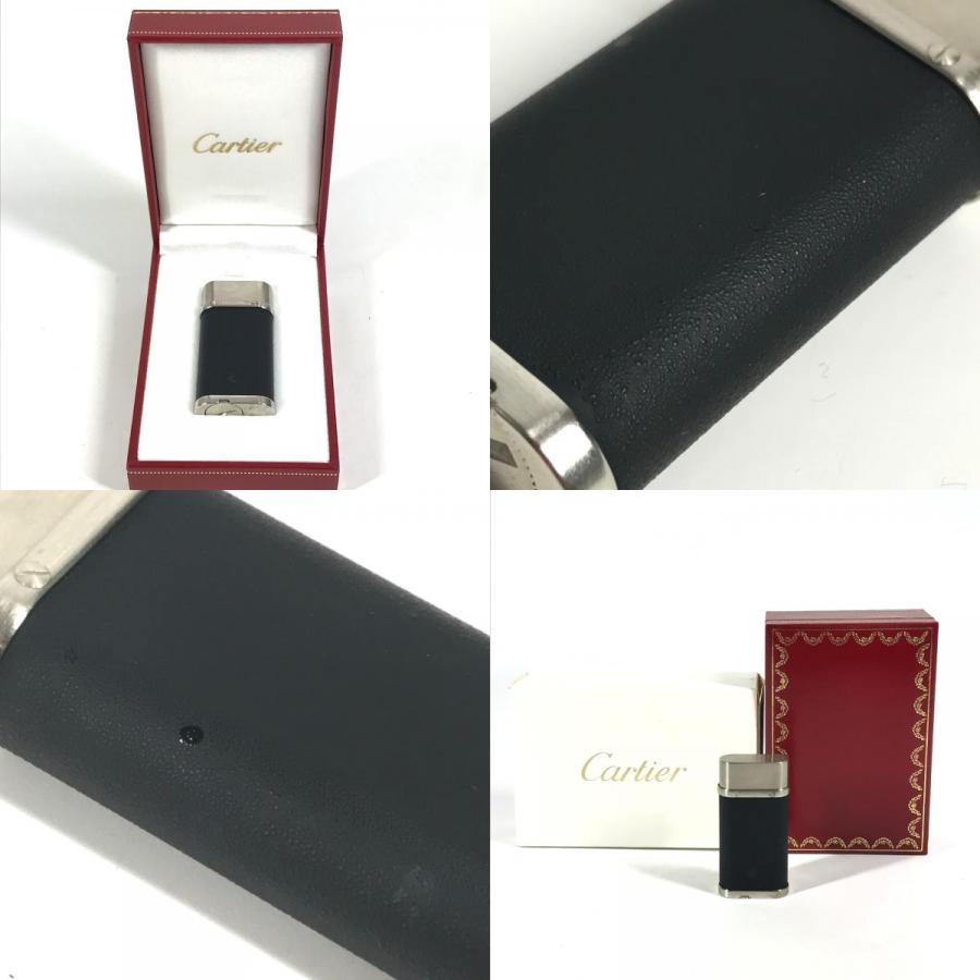CARTIER カルティエ ロゴ 喫煙具 ライター ブラック ユニセックス【中古】 | Cartier | 09