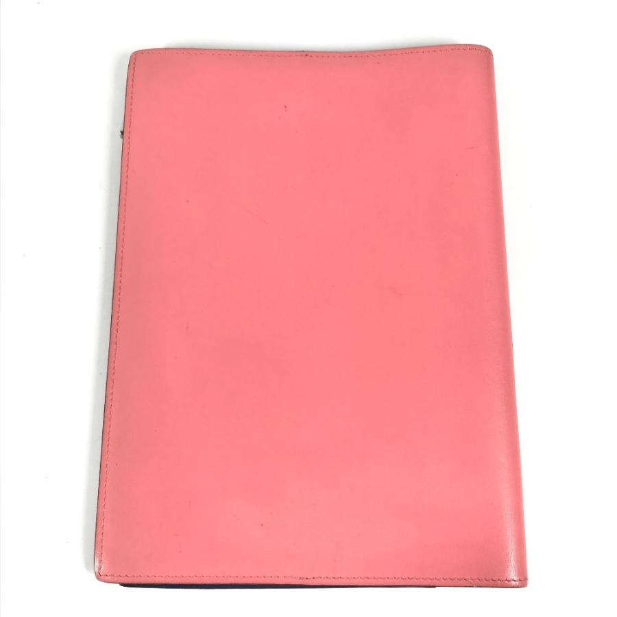 HERMES エルメス ノートパッド 《EAジップ》  ブックカバー ステーショナリー バイカラー ノートカバー ローズアザレ ピンク 【中古】 | HERMES | 01