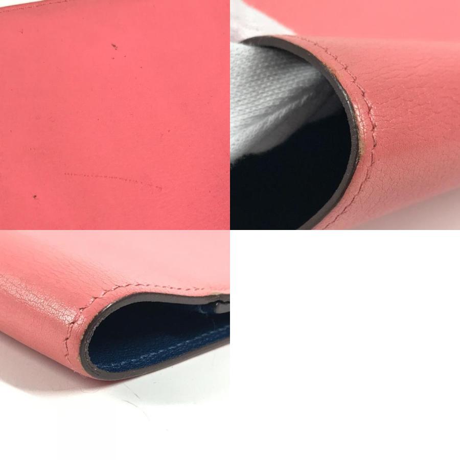 HERMES エルメス ノートパッド 《EAジップ》  ブックカバー ステーショナリー バイカラー ノートカバー ローズアザレ ピンク 【中古】 | HERMES | 09