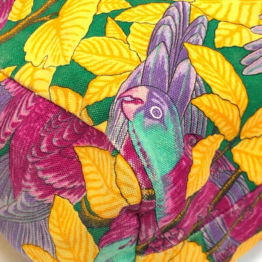 HERMES エルメス 鳥柄 カバン トートバッグ 肩掛け ヴィンテージ 