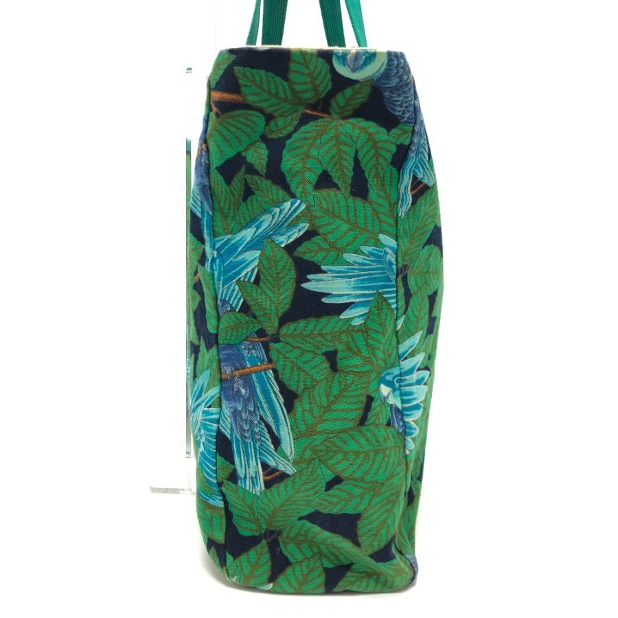 HERMES エルメス 鳥柄 カバン トートバッグ 肩掛け ヴィンテージ ショルダーバッグ グリーン レディース【中古】 | HERMES | 02