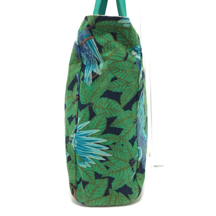 HERMES エルメス 鳥柄 カバン トートバッグ 肩掛け ヴィンテージ ショルダーバッグ グリーン レディース【中古】 | HERMES | 03