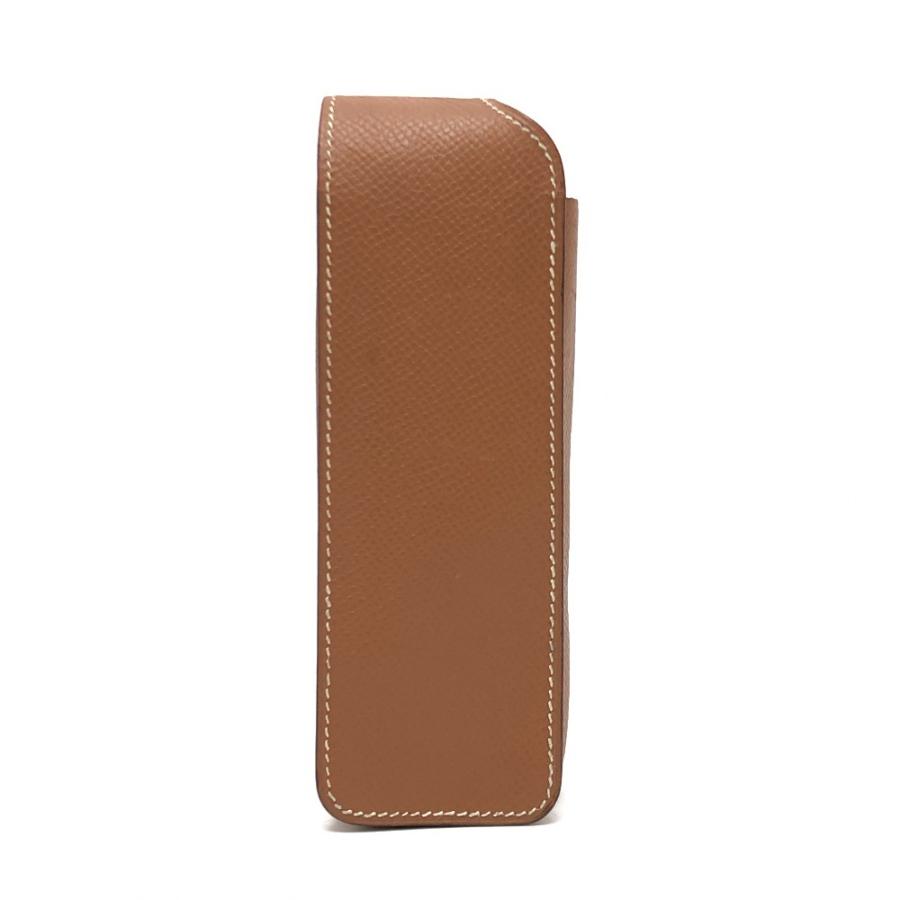 HERMES エルメス ガムケース ペンケース ゴールド金具 C□刻印 筆箱 小物入れ マルチポーチ 雑貨 ポーチ ゴールド レディース【中古】 | HERMES | 01