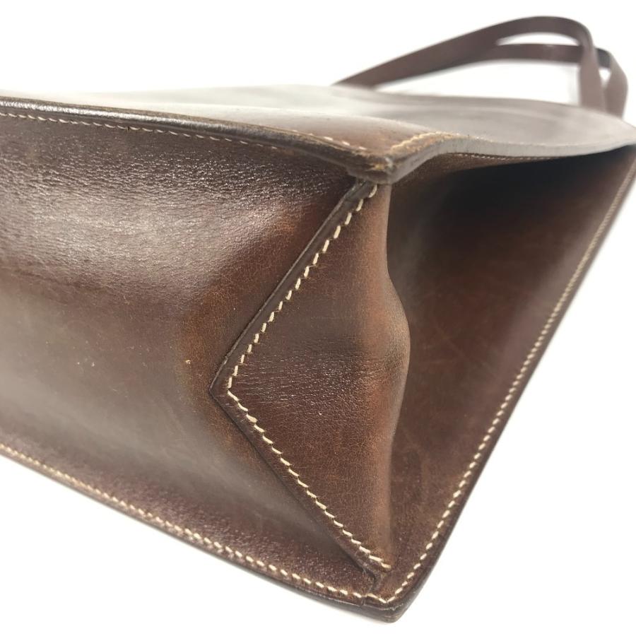 HERMES エルメス ルーシーMM ルーシー MM カバン トートバッグ  ヴィンテージ ハンドバッグ ブラウン レディース【中古】 | HERMES | 06