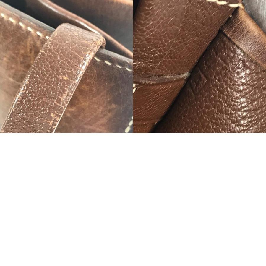 HERMES エルメス ルーシーMM ルーシー MM カバン トートバッグ  ヴィンテージ ハンドバッグ ブラウン レディース【中古】 | HERMES | 09