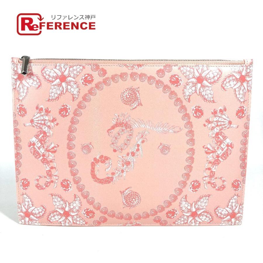 新品同様 TIFFANY&Co. ティファニー ロゴ カバン ポーチ クラッチバッグ ピンク レディース【中古】 | TIFFANY&Co.