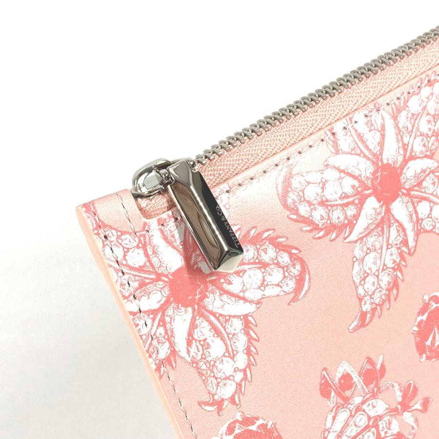 新品同様 TIFFANY&Co. ティファニー ロゴ カバン ポーチ クラッチバッグ ピンク レディース【中古】 | TIFFANY&Co. | 06