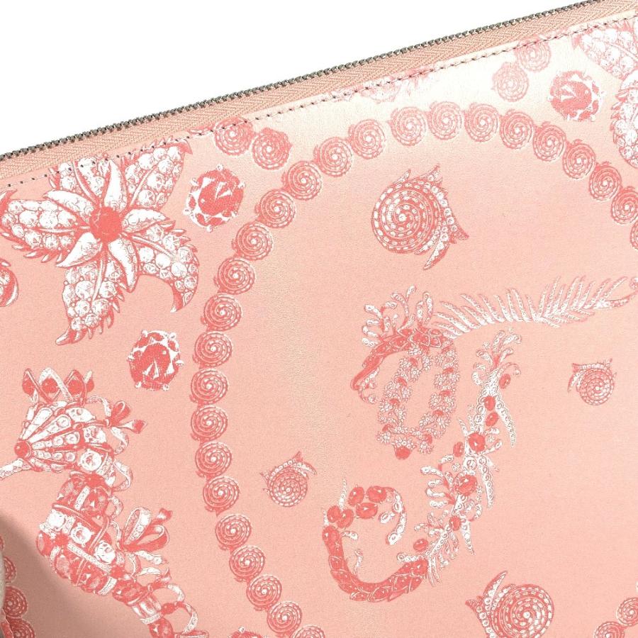 新品同様 TIFFANY&Co. ティファニー ロゴ カバン ポーチ クラッチバッグ ピンク レディース【中古】 | TIFFANY&Co. | 07