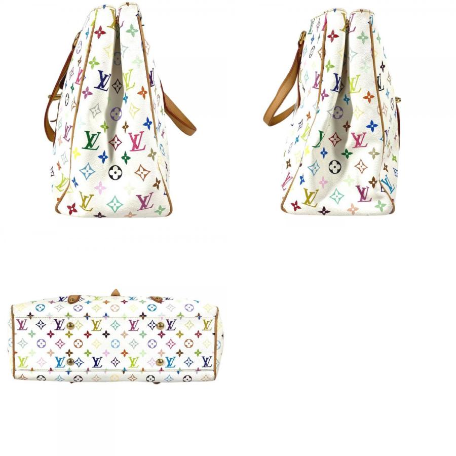 LOUIS VUITTON ルイヴィトン M40100 オーレリアGM トートバッグ ポーチ付き モノグラムマルチカラー ショルダーバッグ ホワイト【中古】 | LOUIS VUITTON | 09