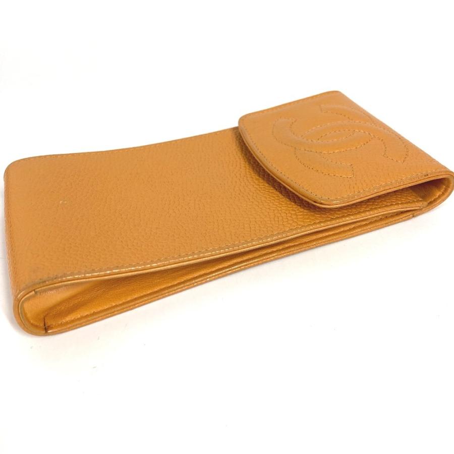 CHANEL シャネル CC ココマーク ロゴ メガネケース サングラスケース めがね メガネ アイウェア ヴィンテージ ポーチ イエロー【中古】 | CHANEL | 01