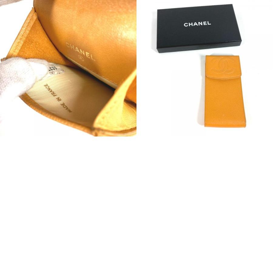 CHANEL シャネル CC ココマーク ロゴ メガネケース サングラスケース めがね メガネ アイウェア ヴィンテージ ポーチ イエロー【中古】 | CHANEL | 09