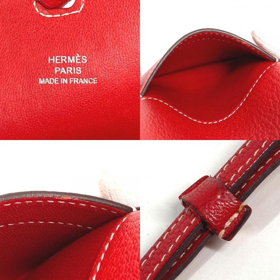 HERMES エルメス インザループトゥーゴーGM ショルダーポーチ ショルダーバッグ ポシェット スマホケース iPhoneケース レッド【中古】 | HERMES | 08