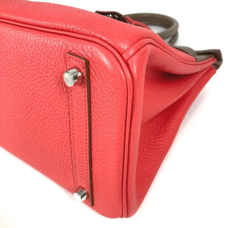 美品 HERMES エルメス バーキン30 バーキン 30 カバン バッグ トートバッグ ハンドバッグ エトゥープ/ローズジャイプール ピンク【中古】 | HERMES | 05