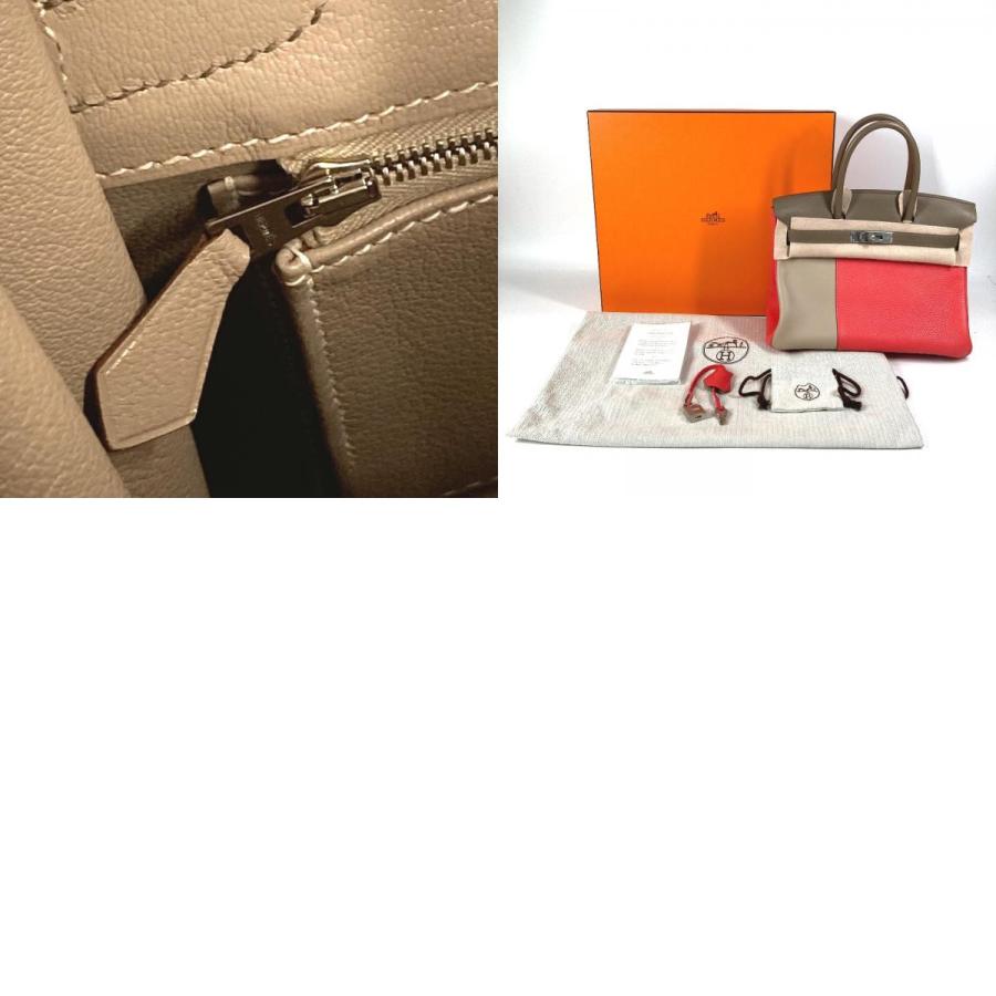 美品 HERMES エルメス バーキン30 バーキン 30 カバン バッグ トートバッグ ハンドバッグ エトゥープ/ローズジャイプール ピンク【中古】 | HERMES | 09