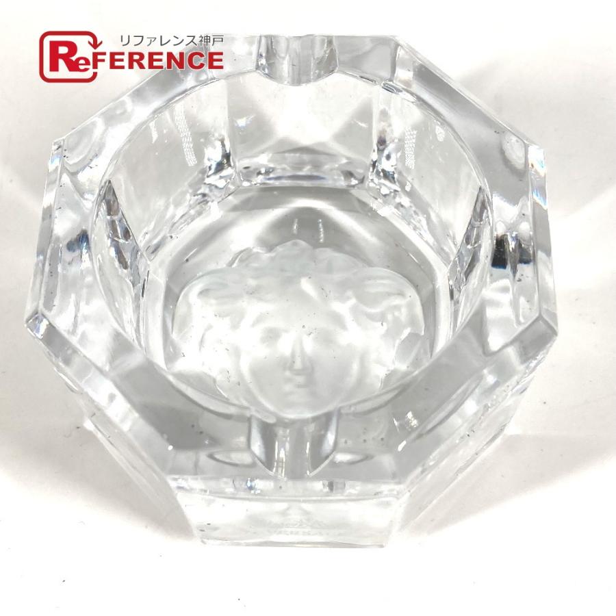 VERSACE ヴェルサーチ メデューサ 7cm アッシュトレイ ローゼンタール Rosenthal 灰皿 クリア メンズ【中古】 | 
