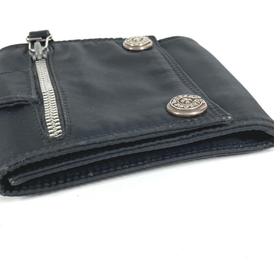 CHROME HEARTS クロムハーツ ロゴ コンパクトウォレット 3つ折り財布 ブラック メンズ【中古】 |  | 03