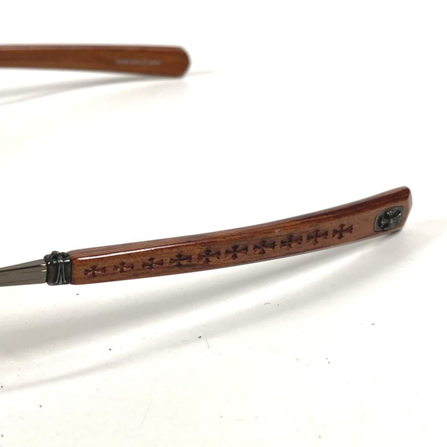 CHROME HEARTS クロムハーツ  SKYSAW 1 めがね メガネ アイウェア 眼鏡 サングラス ブラウン ユニセックス【中古】 |  | 02