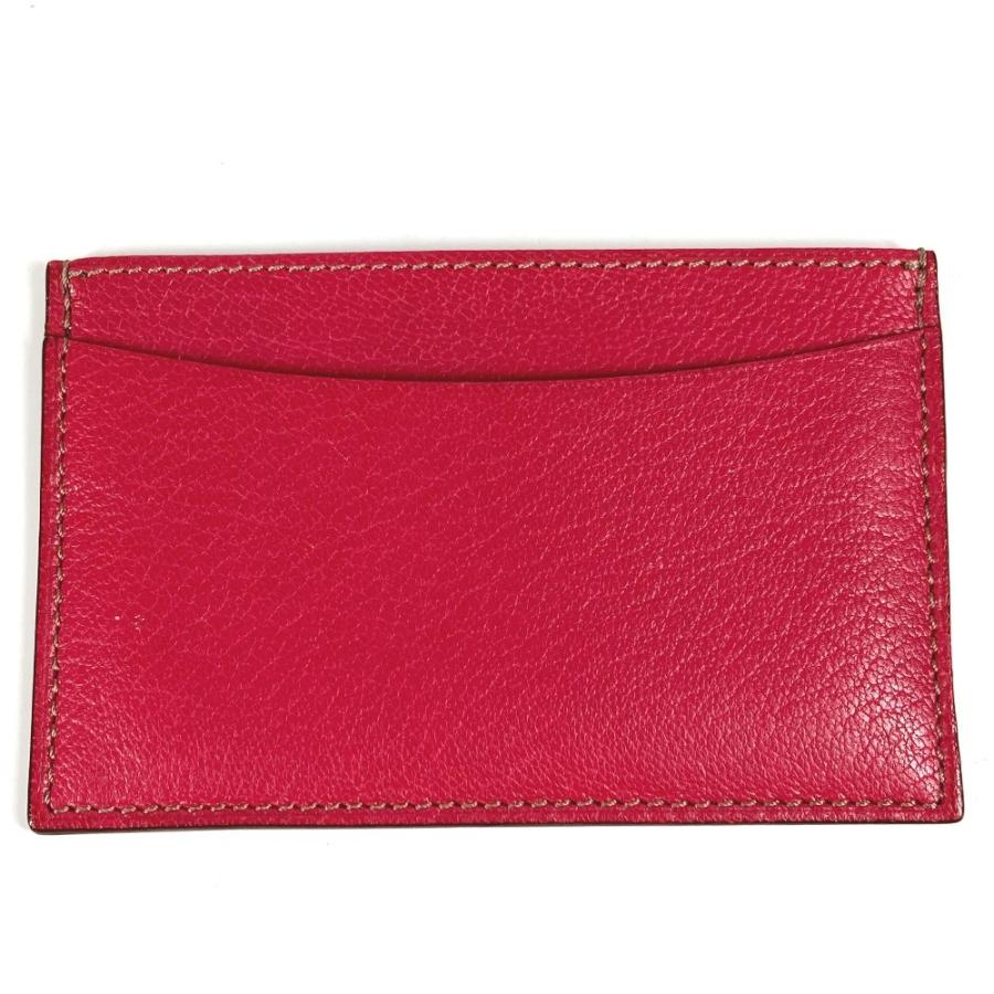 CARTIER カルティエ ロゴ 名刺入れ パスケース カードケース レッド系 ユニセックス【中古】 | Cartier | 03