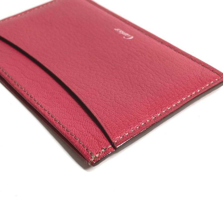 CARTIER カルティエ ロゴ 名刺入れ パスケース カードケース レッド系 ユニセックス【中古】 | Cartier | 04