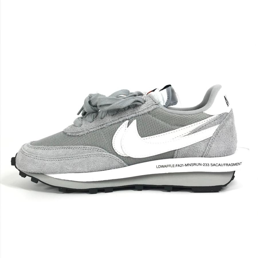 未使用 NIKE ナイキ フラグメント   LD ワッフル ライト スモーク グレー靴 シューズ Fragment × sacai スニーカー DH2684-001【中古】 | NIKE | 04