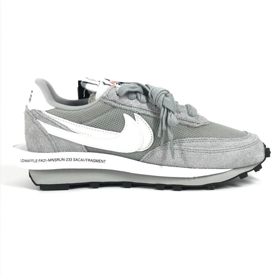 未使用 NIKE ナイキ フラグメント   LD ワッフル ライト スモーク グレー靴 シューズ Fragment × sacai スニーカー DH2684-001【中古】 | NIKE | 05