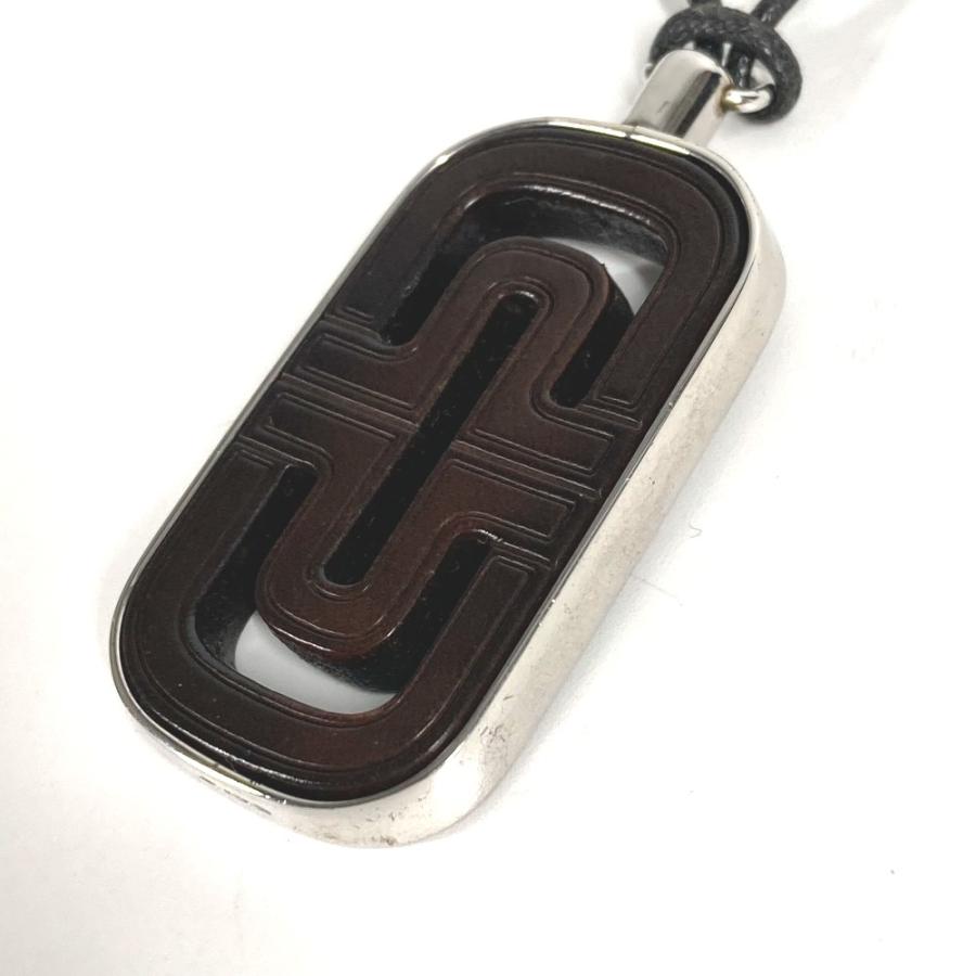 LOUIS VUITTON ルイヴィトン ロゴ パレンテシ 革紐 アクセサリー  チョーカー ネックレス ブラック ユニセックス【中古】 | BVLGARI | 04