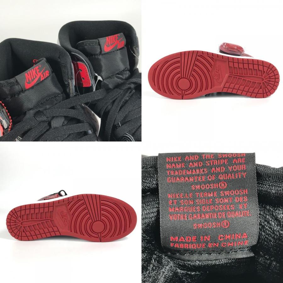 未使用 NIKE ナイキ 555088-063 エア ジョーダン 1 レトロ ハイ  靴 シューズ AIR JORDAN 1 ロゴ スニーカー レッド メンズ【中古】 | NIKE | 07