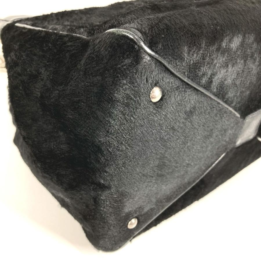 CHANEL シャネル CC ココマーク ロゴ  カバン 肩掛け ハンドバッグ トートバッグ Wチェーン ショルダーバッグ ブラック レディース【中古】 | CHANEL | 06