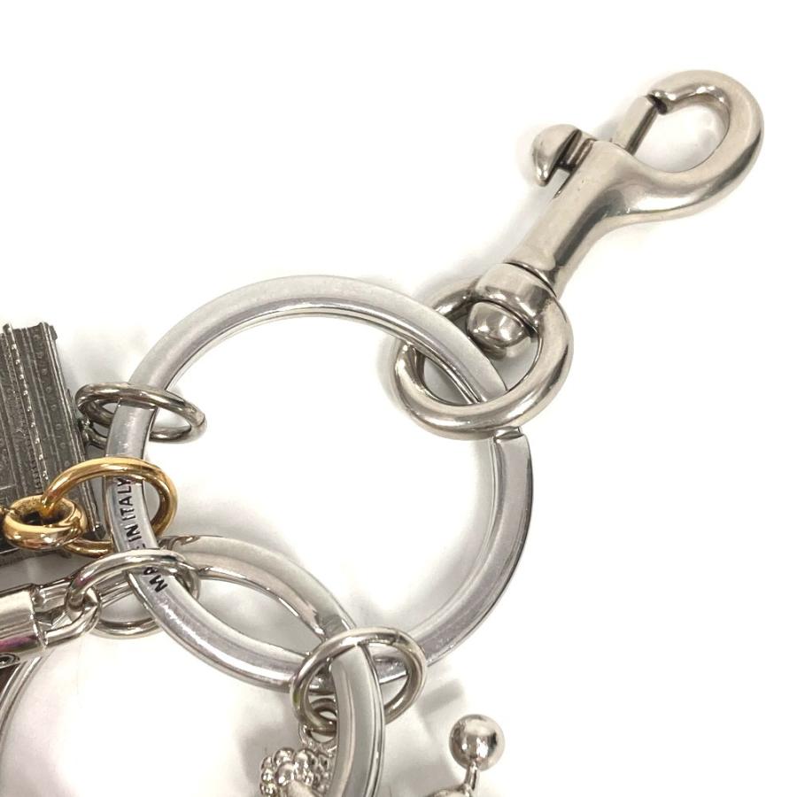 BALENCIAGA バレンシアガ 8290032 チャーム キーリング BLNCG ロゴ バッグチャーム キーホルダー マルチカラー ユニセックス【中古】 | BALENCIAGA | 02