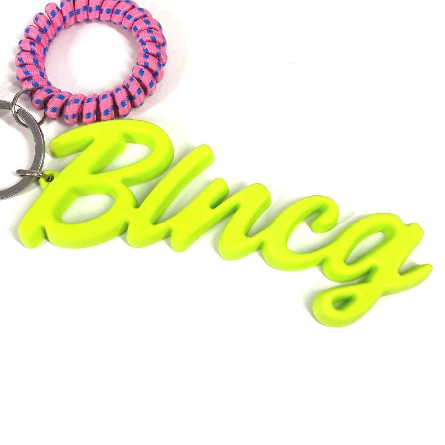 BALENCIAGA バレンシアガ 8290032 チャーム キーリング BLNCG ロゴ バッグチャーム キーホルダー マルチカラー ユニセックス【中古】 | BALENCIAGA | 04