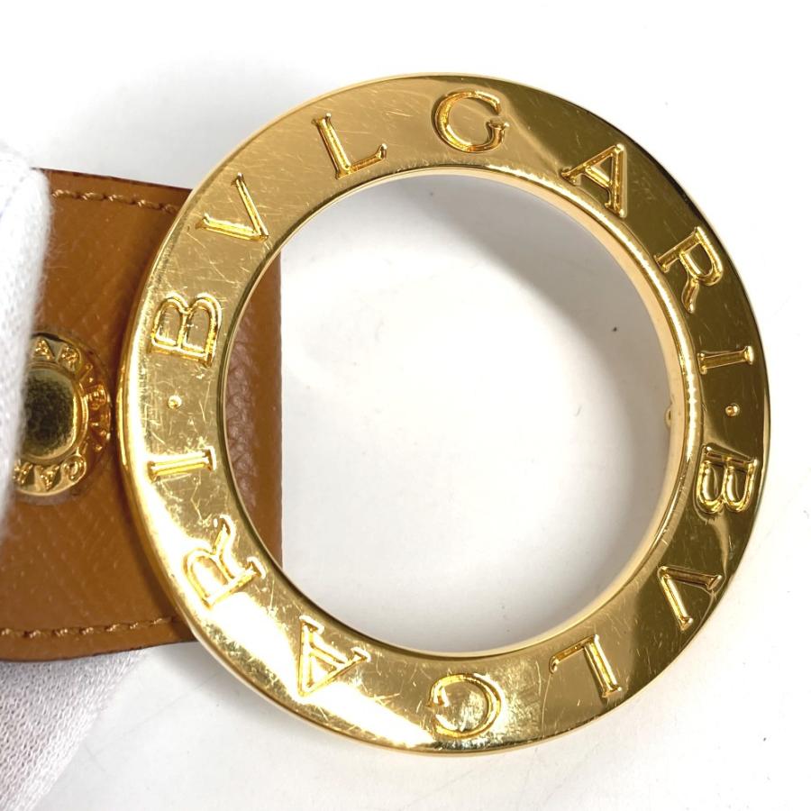 BVLGARI ブルガリ ブルガリブルガリ ロゴ アクセサリー バックル ボトムス用ベルト ベルト ブラウン ユニセックス【中古】 | BVLGARI | 05