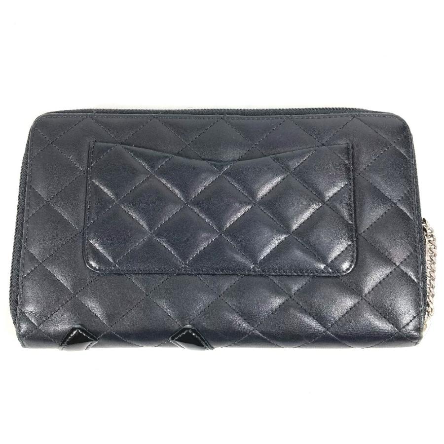 CHANEL シャネル A26710 トラベルケース CC ココマーク ロゴ ロングウォレット ラウンドファスナー カンボンライン 長財布 【中古】 | CHANEL | 01