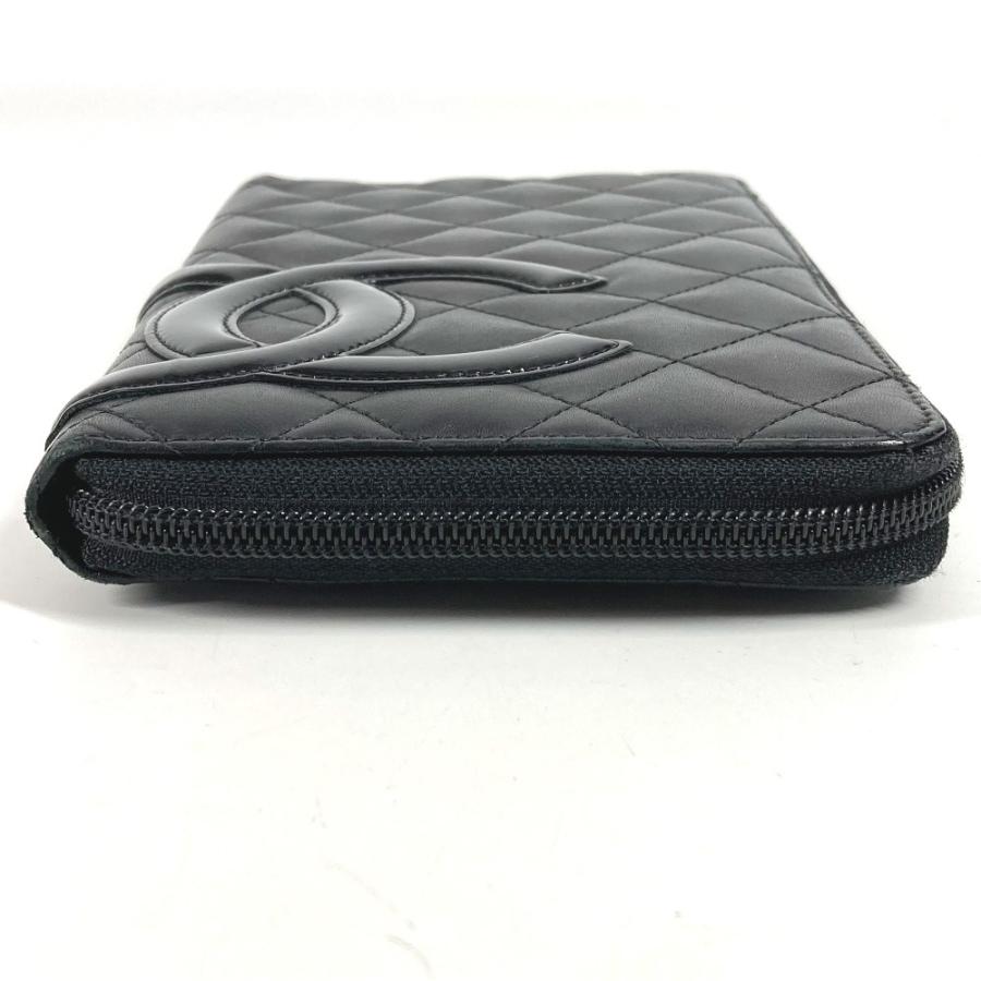 CHANEL シャネル A26710 トラベルケース CC ココマーク ロゴ ロングウォレット ラウンドファスナー カンボンライン 長財布 【中古】 | CHANEL | 02