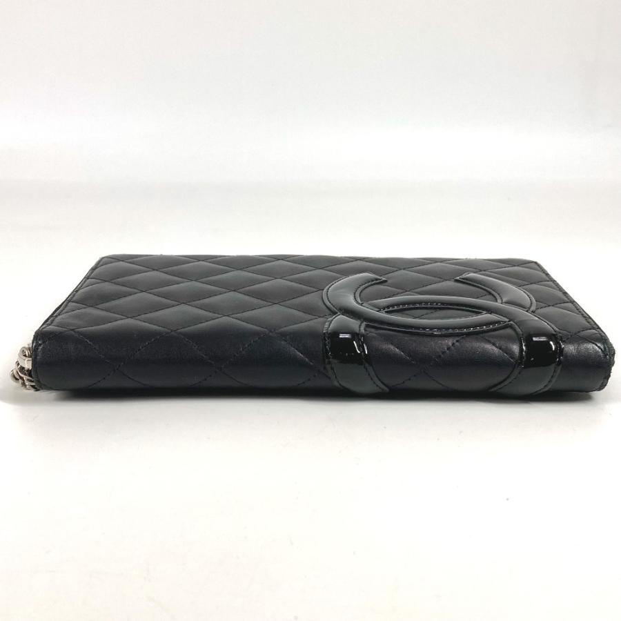 CHANEL シャネル A26710 トラベルケース CC ココマーク ロゴ ロングウォレット ラウンドファスナー カンボンライン 長財布 【中古】 | CHANEL | 04
