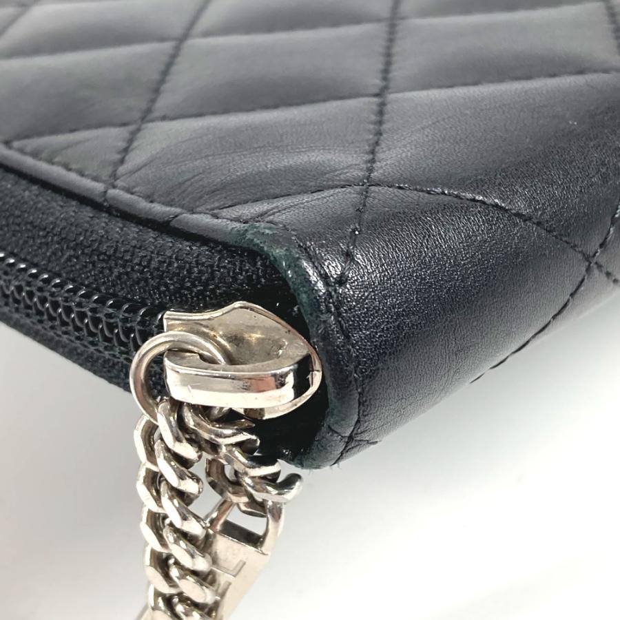 CHANEL シャネル A26710 トラベルケース CC ココマーク ロゴ ロングウォレット ラウンドファスナー カンボンライン 長財布 【中古】 | CHANEL | 06