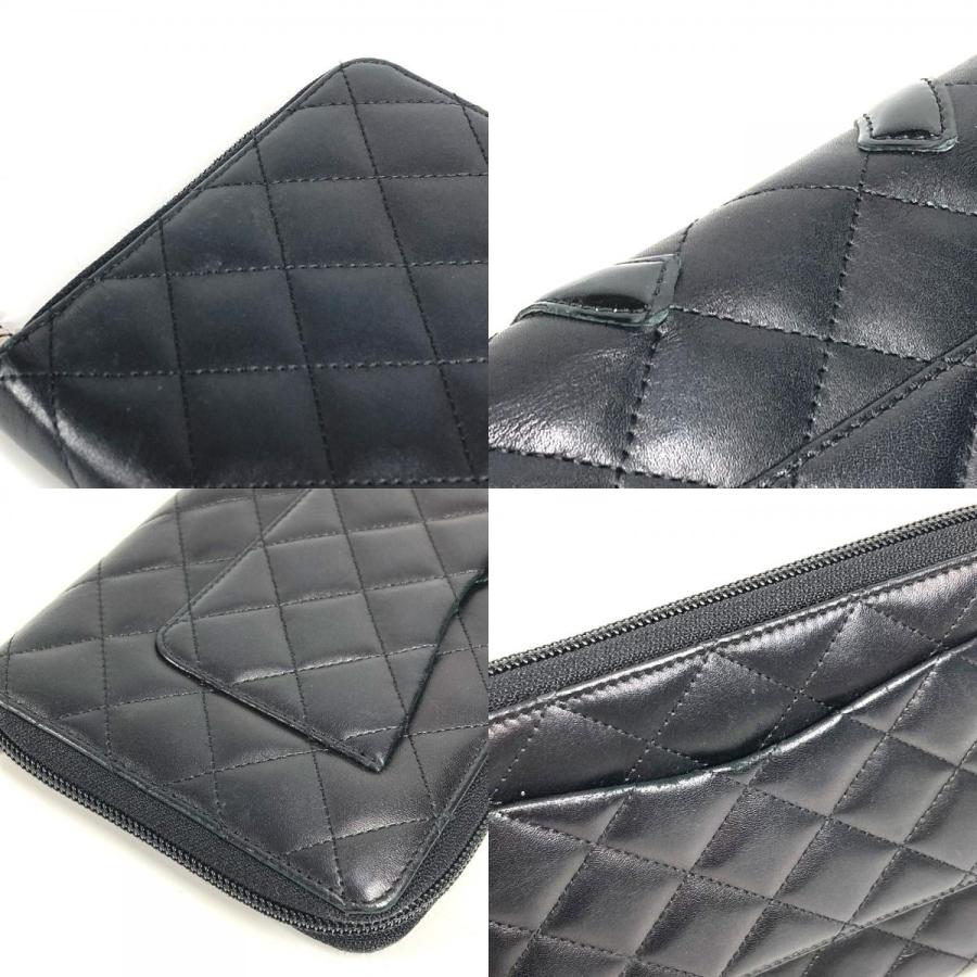 CHANEL シャネル A26710 トラベルケース CC ココマーク ロゴ ロングウォレット ラウンドファスナー カンボンライン 長財布 【中古】 | CHANEL | 07