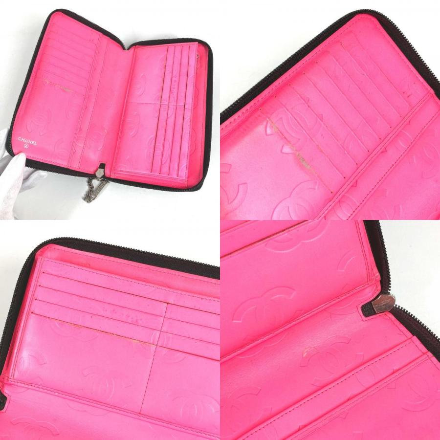 CHANEL シャネル A26710 トラベルケース CC ココマーク ロゴ ロングウォレット ラウンドファスナー カンボンライン 長財布 【中古】 | CHANEL | 08