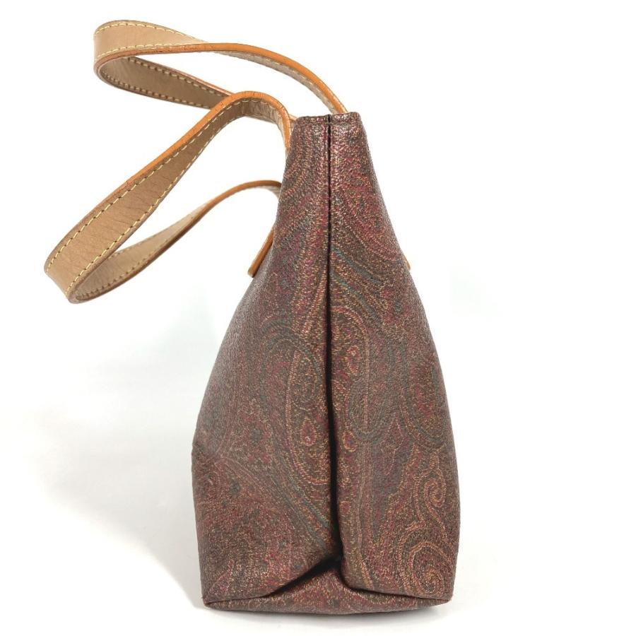 ETRO エトロ ペイズリー柄 ロゴ カバン トートバッグ  ハンドバッグ ブラウン系 ユニセックス【中古】 | ETRO | 02