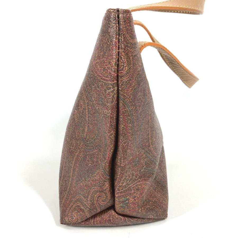 ETRO エトロ ペイズリー柄 ロゴ カバン トートバッグ  ハンドバッグ ブラウン系 ユニセックス【中古】 | ETRO | 03