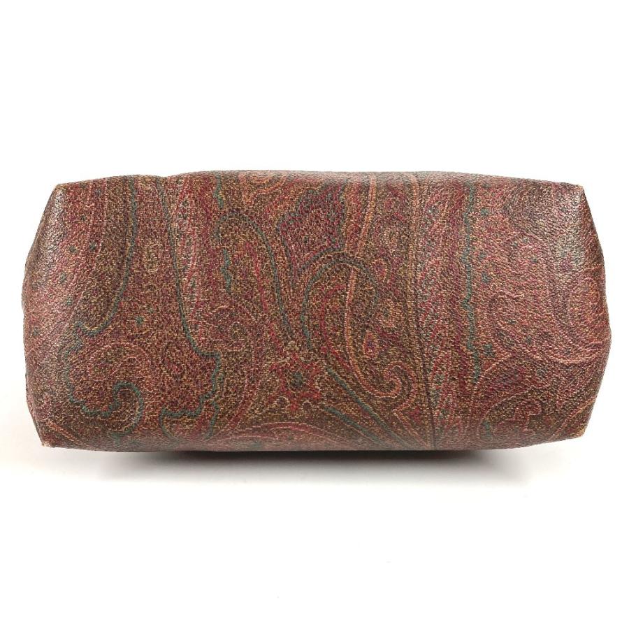 ETRO エトロ ペイズリー柄 ロゴ カバン トートバッグ  ハンドバッグ ブラウン系 ユニセックス【中古】 | ETRO | 04