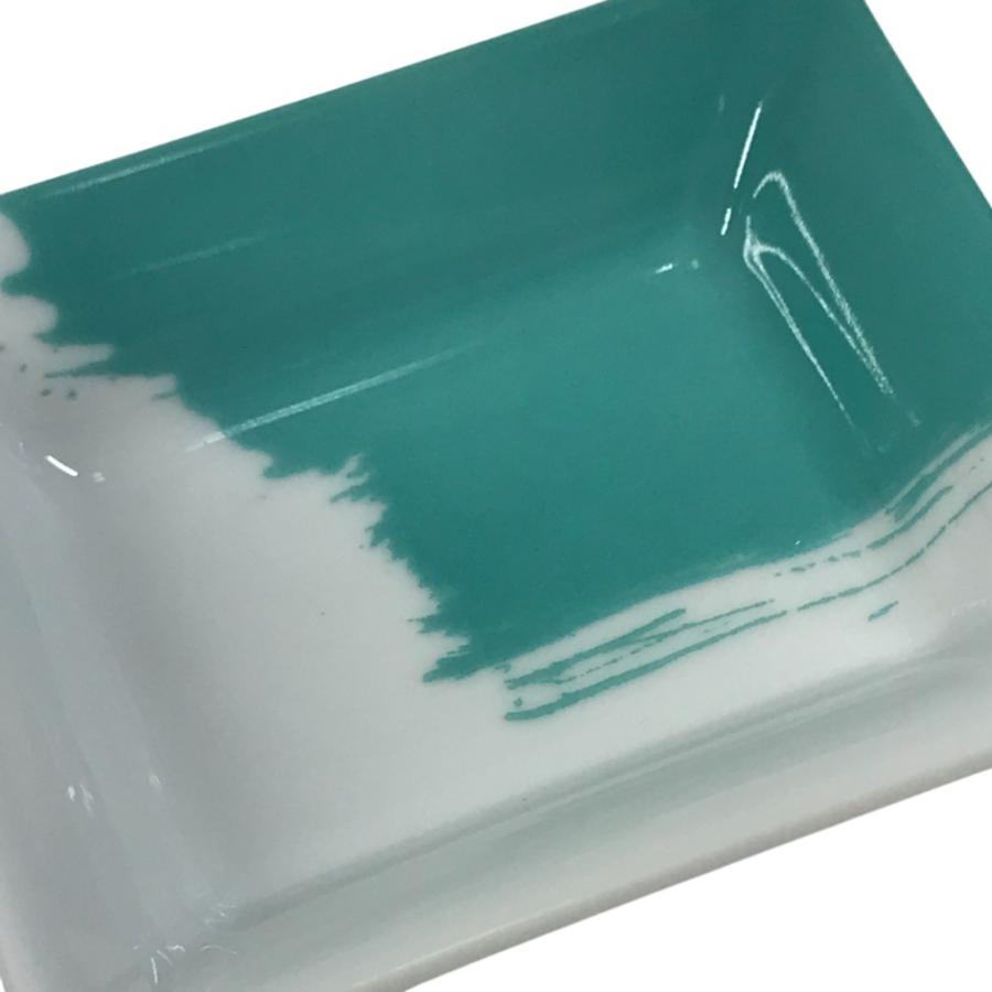 未使用 TIFFANY&Co. ティファニー カラーブロック ミニ アッシュトレイ 2つセット ペア ヴィドポシェ 灰皿 灰皿 ブルー メンズ【中古】 | TIFFANY&Co. | 06