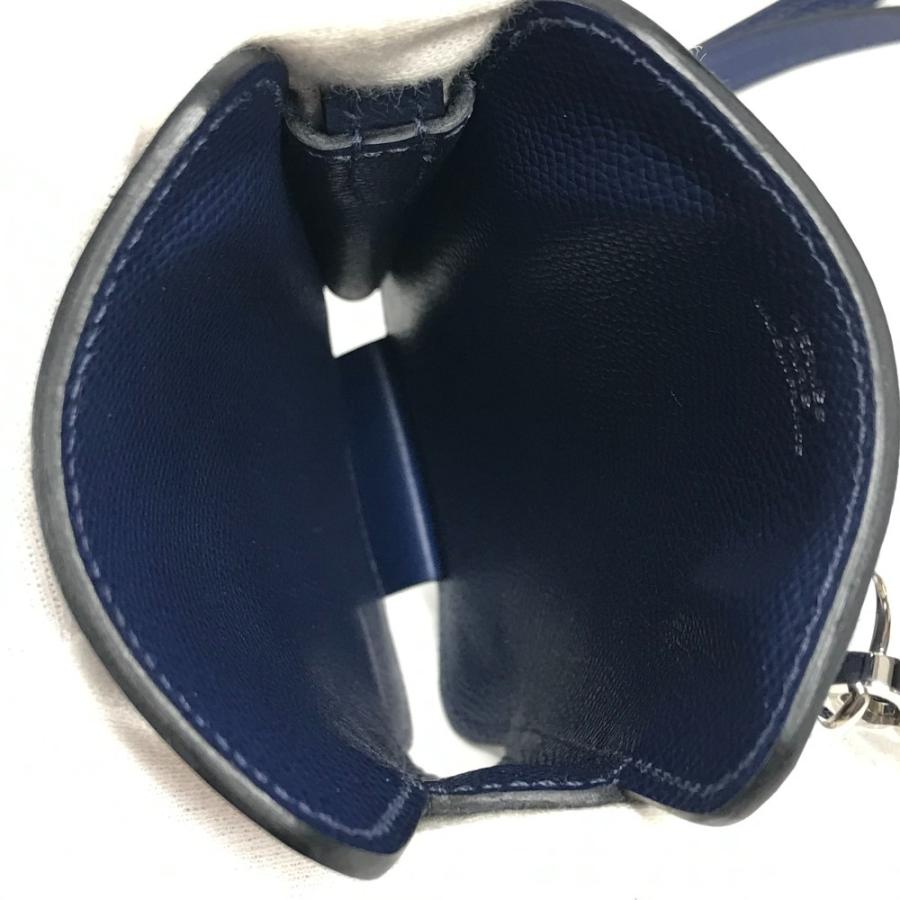 美品 HERMES エルメス WAY ウェイ ポーチ ショルダーバッグ iphoneケース アイフォン スマホケース スマートフォンケース ブルー【中古】 | HERMES | 06