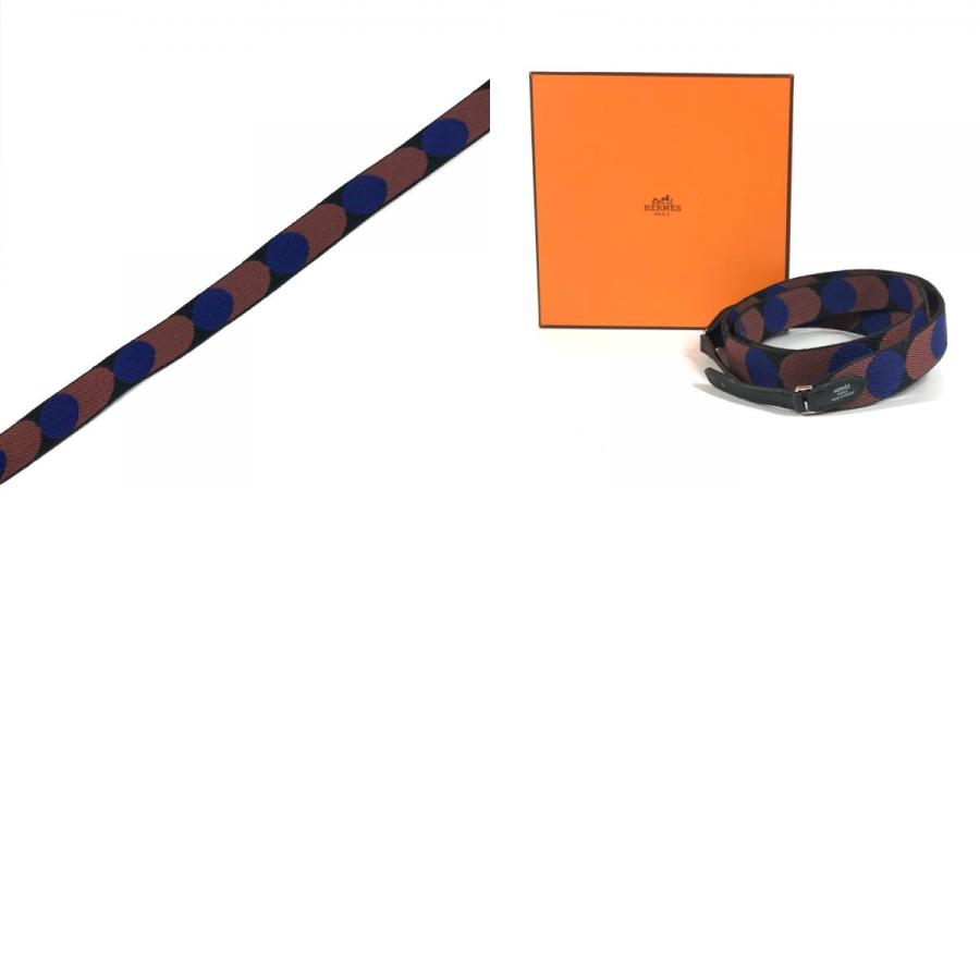 新品同様 HERMES エルメス サングル フリッパーボール アクセサリー ショルダーストラップ ブラウン ユニセックス【中古】 | HERMES | 09