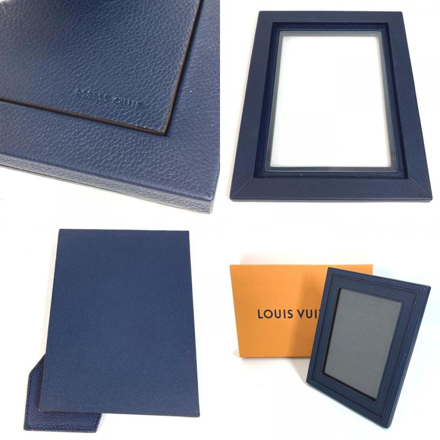 美品 LOUIS VUITTON ルイヴィトン R98155 カードゥルフォトアンリMM  写真立て フォトスタンド インテリア LVロゴ フォトフレーム【中古】 | LOUIS VUITTON | 09